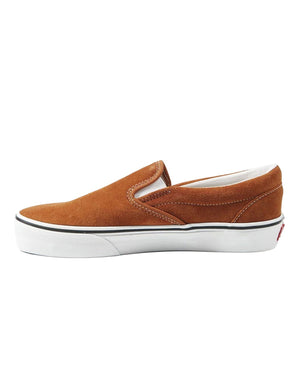 Vans Classic Slip-On - Suede Glazed Ginger - -