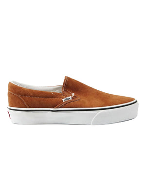 Vans Classic Slip-On - Suede Glazed Ginger - -
