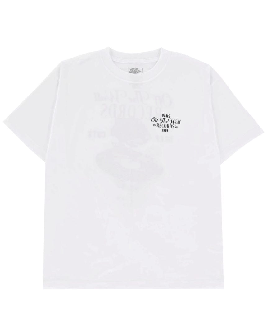 Vans Deep Cut Tee - White - VN000M46WHT - 197643414223