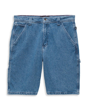 Vans Drill Chore Loose Denim Shorts - Stone Wash - -