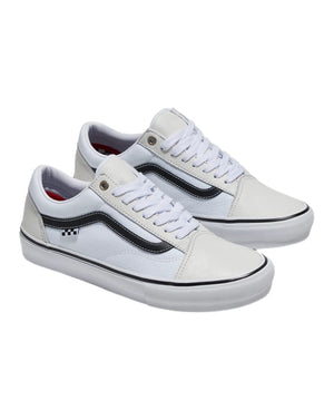 Vans Footwear Vans Skate Old Skool - Leather White / White