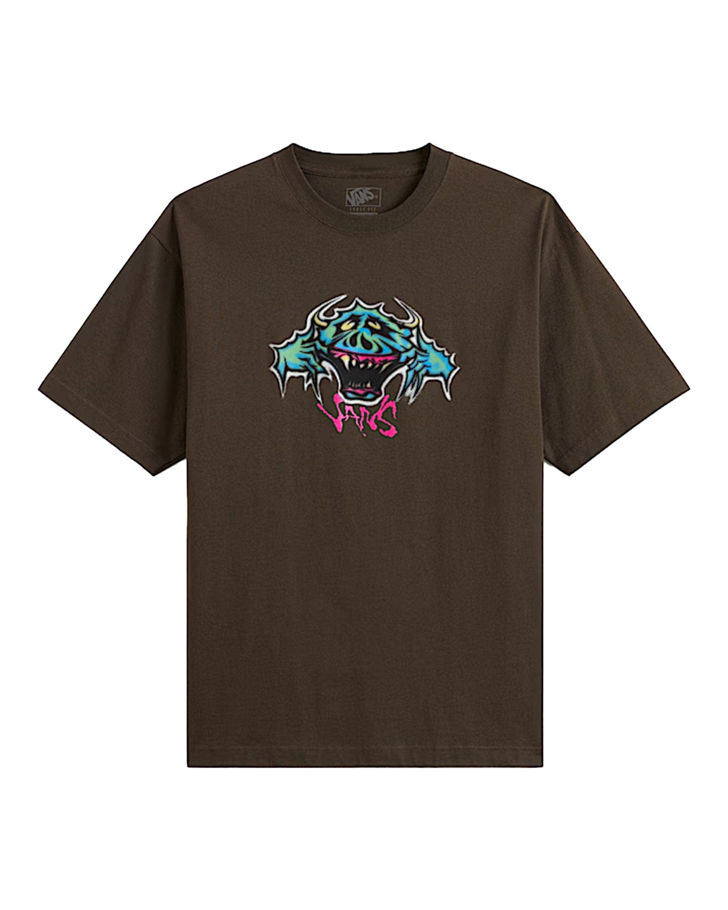 Vans Goofy Ghoul Shirt - Coal Brown - VN000PDYEMP - 197804356669