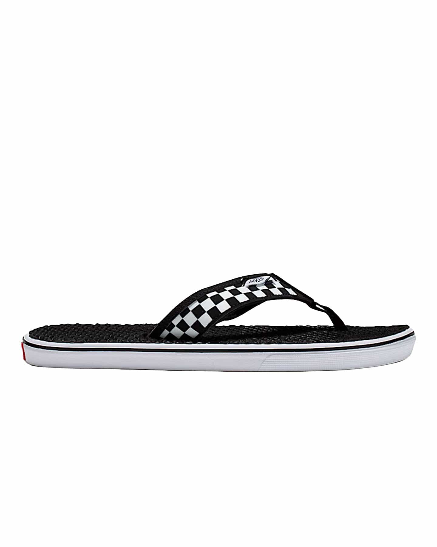 Vans La Costa Lite Sandals - Black / White / Checkerboard - -