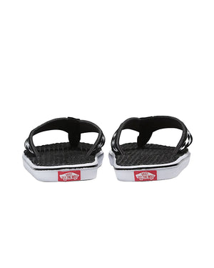Vans La Costa Lite Sandals - Black / White / Checkerboard - -