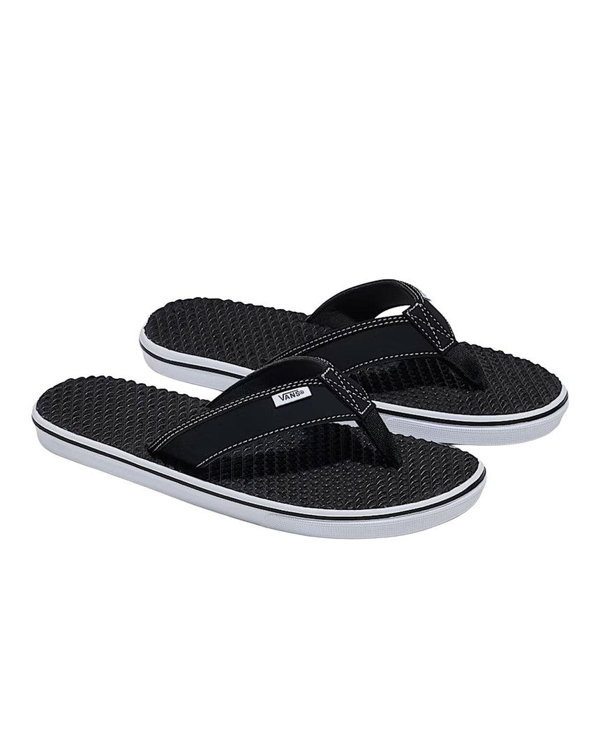 Vans La Costa Lite Sandals - Black / White - -