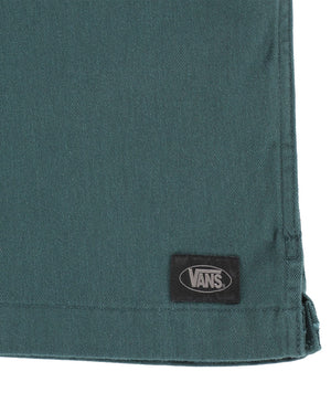 Vans Larkspur Solid Shirt - Mystic Moss - -