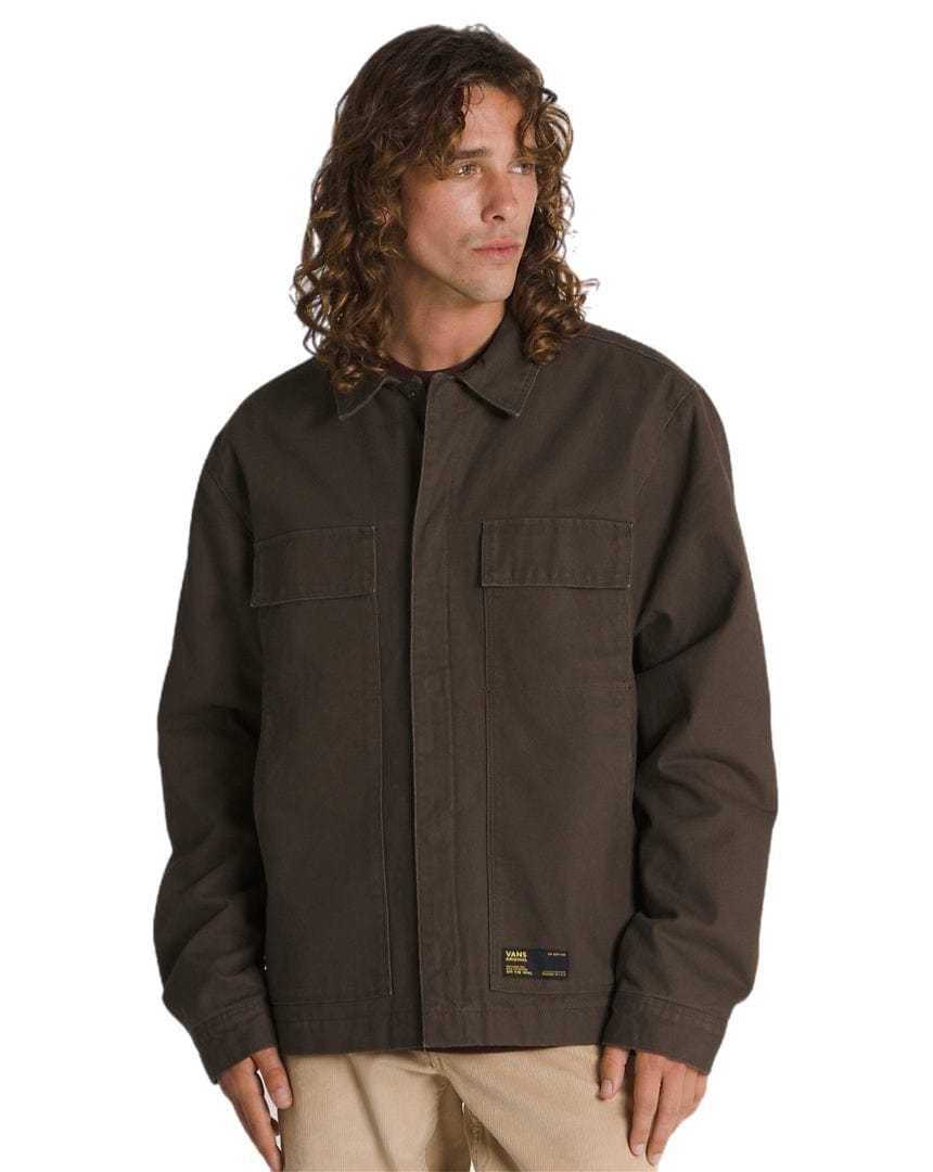 Vans McAvoy Insulted Station Jacket - Turkish Coffee Brown - -