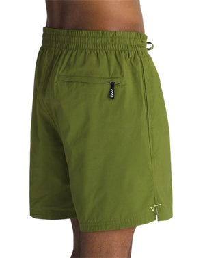 Vans Primary Solid Elastic Boardshorts - Pesto - -