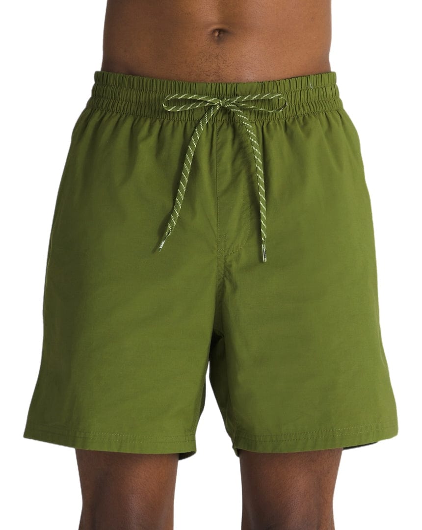 Vans Primary Solid Elastic Boardshorts - Pesto - -