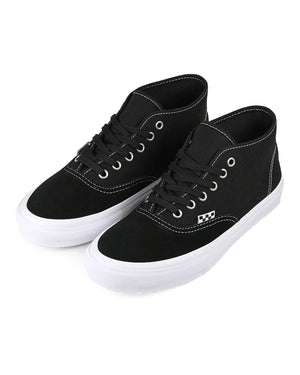 Vans Skate Authentic Mid - Black / White - -