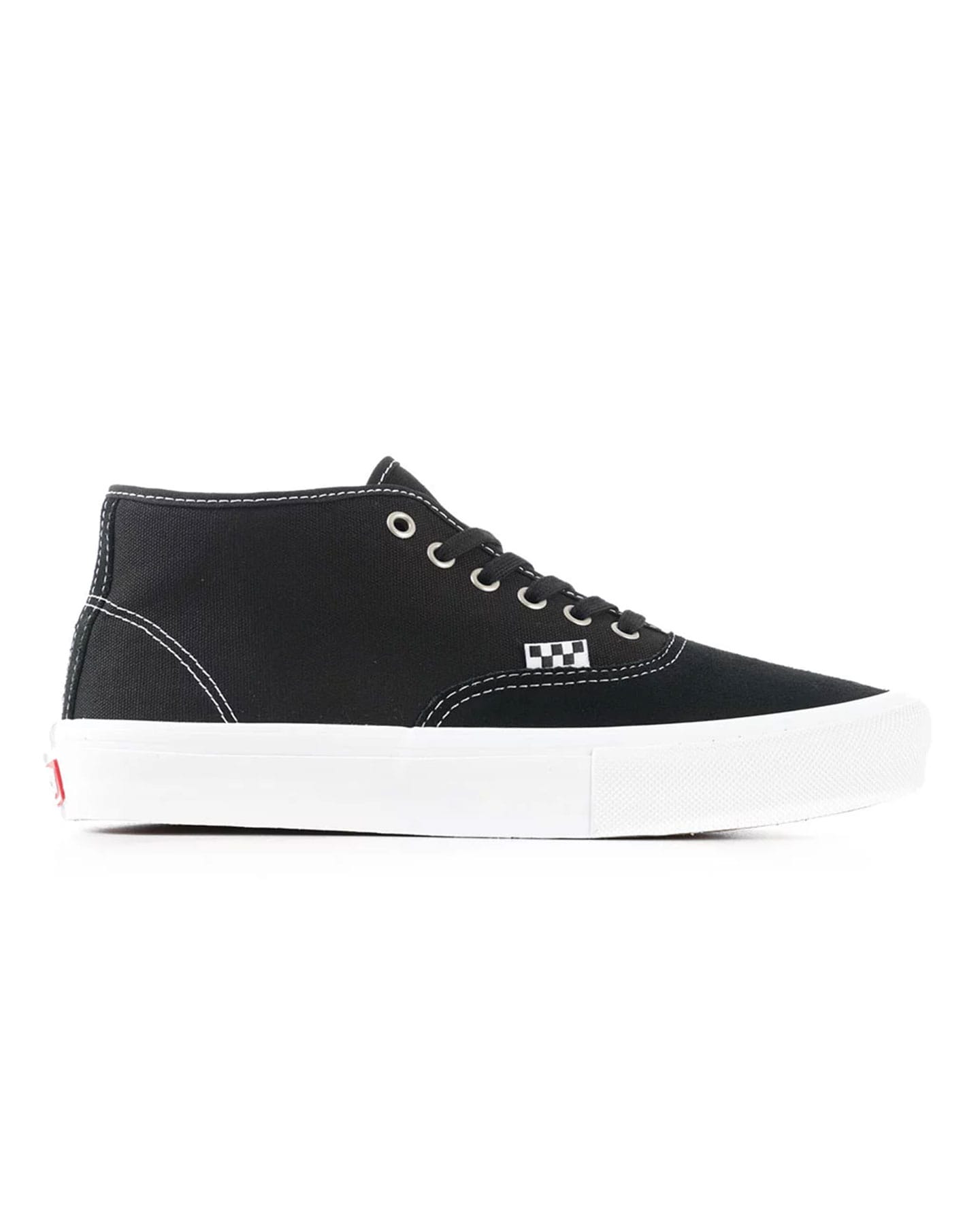 Vans Skate Authentic Mid - Black / White - -