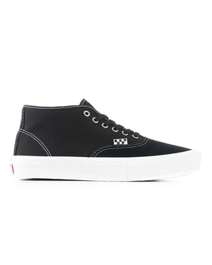 Vans Skate Authentic Mid - Black / White - -