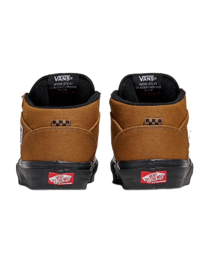 Vans Skate Half Cab Duck Canvas Golden Brown Black