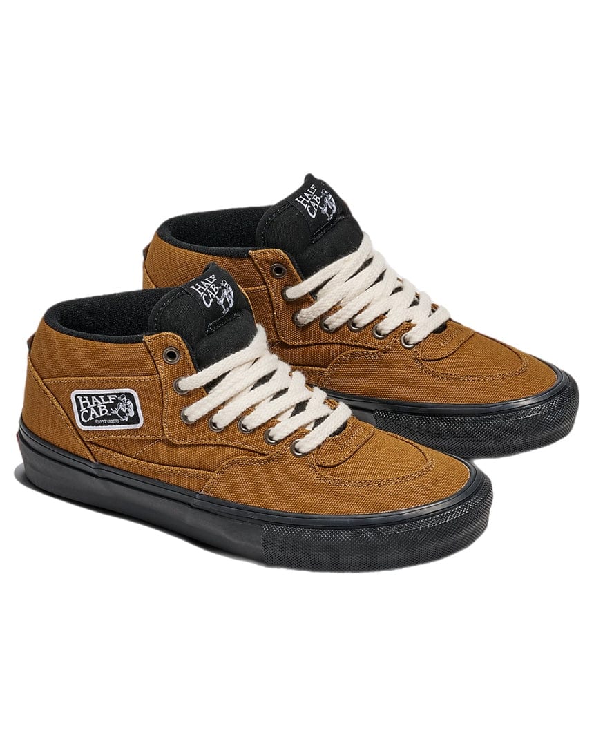 Vans Skate Half Cab - Duck Canvas Golden Brown / Black - -