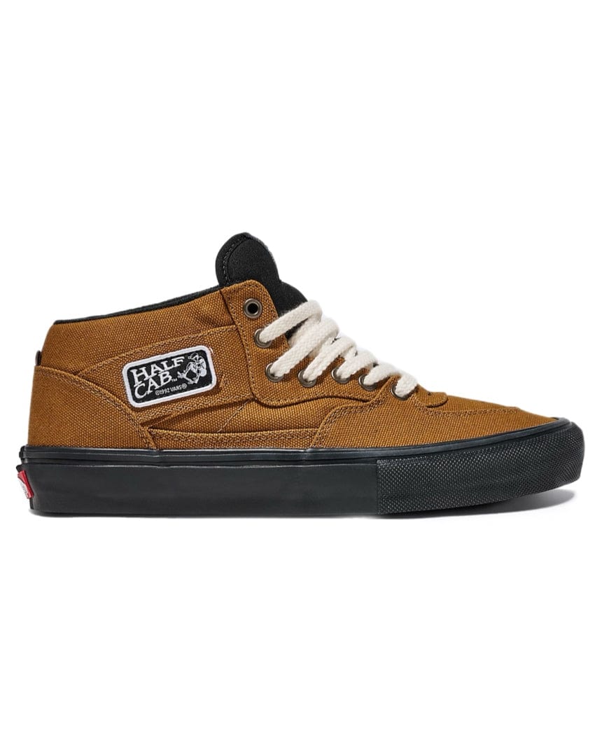 Vans Skate Half Cab - Duck Canvas Golden Brown / Black - VN0007PG11D - 197065800215