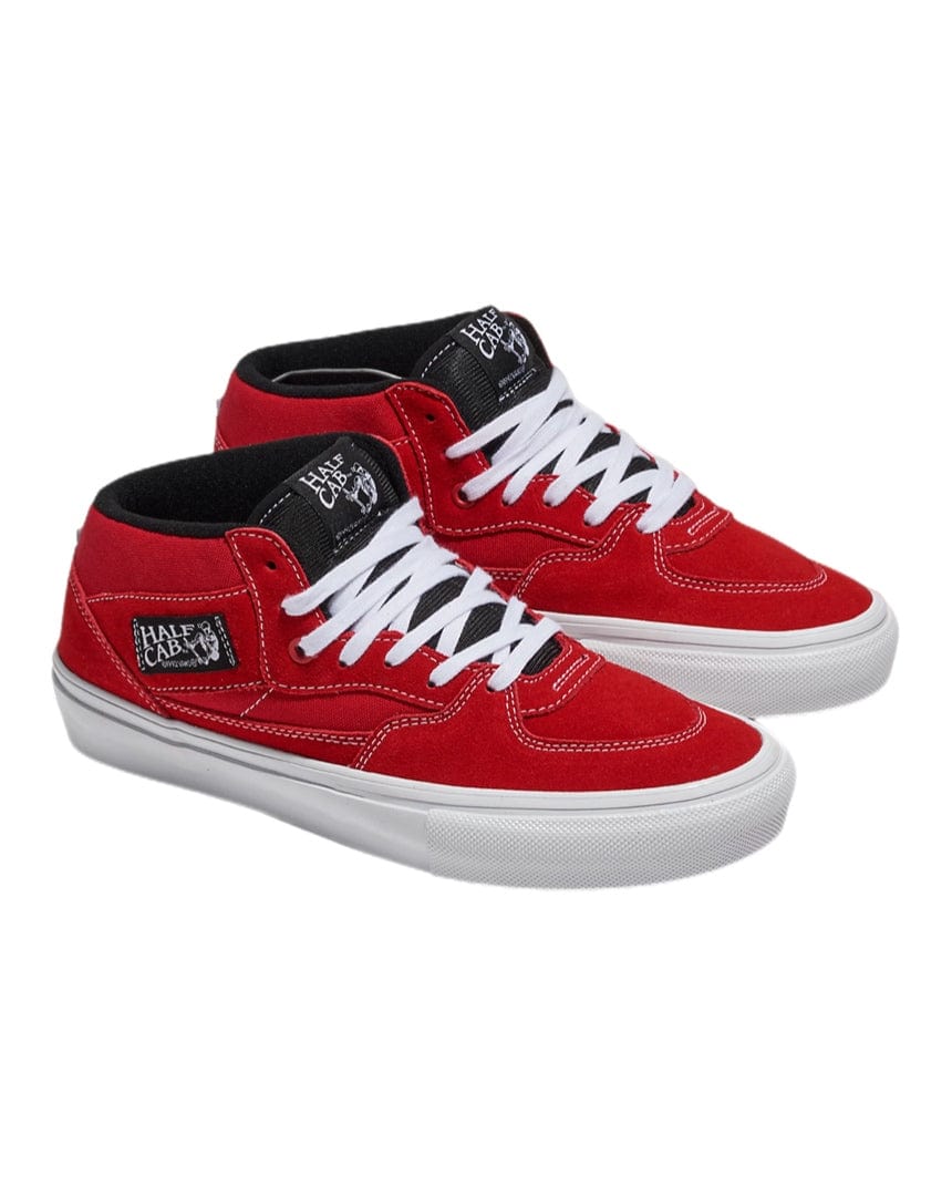 Vans Skate Half Cab - Red / White - -