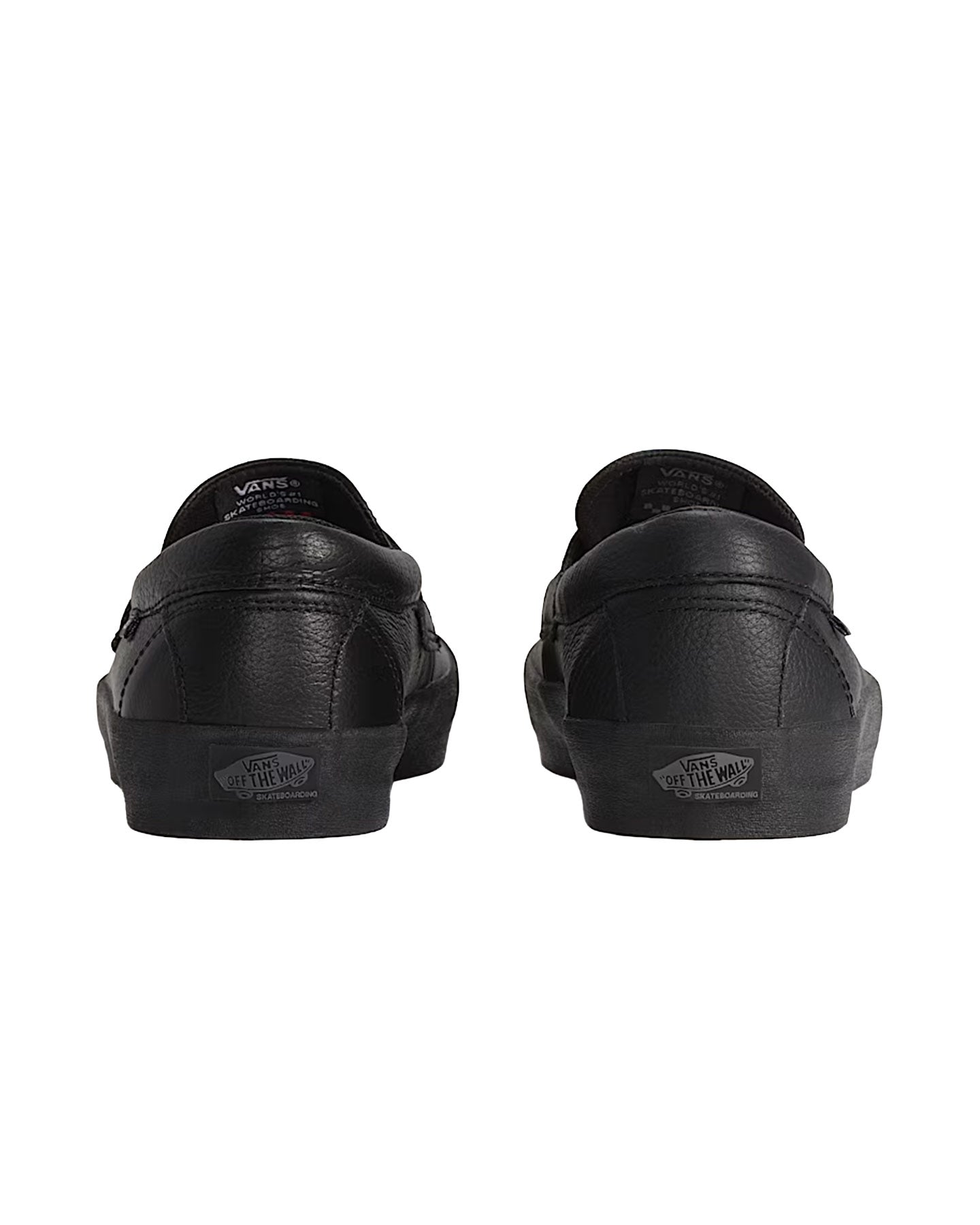 Vans Skate Loafer Leather - Black / Black - -