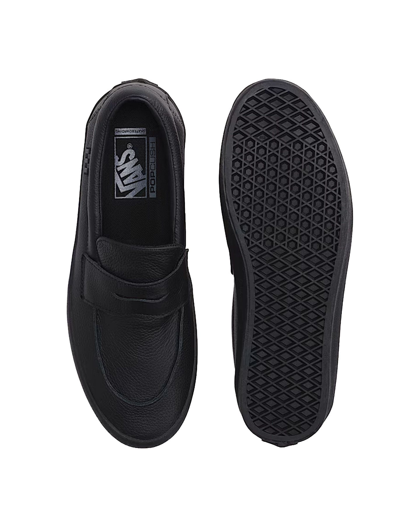 Vans Skate Loafer Leather - Black / Black - -