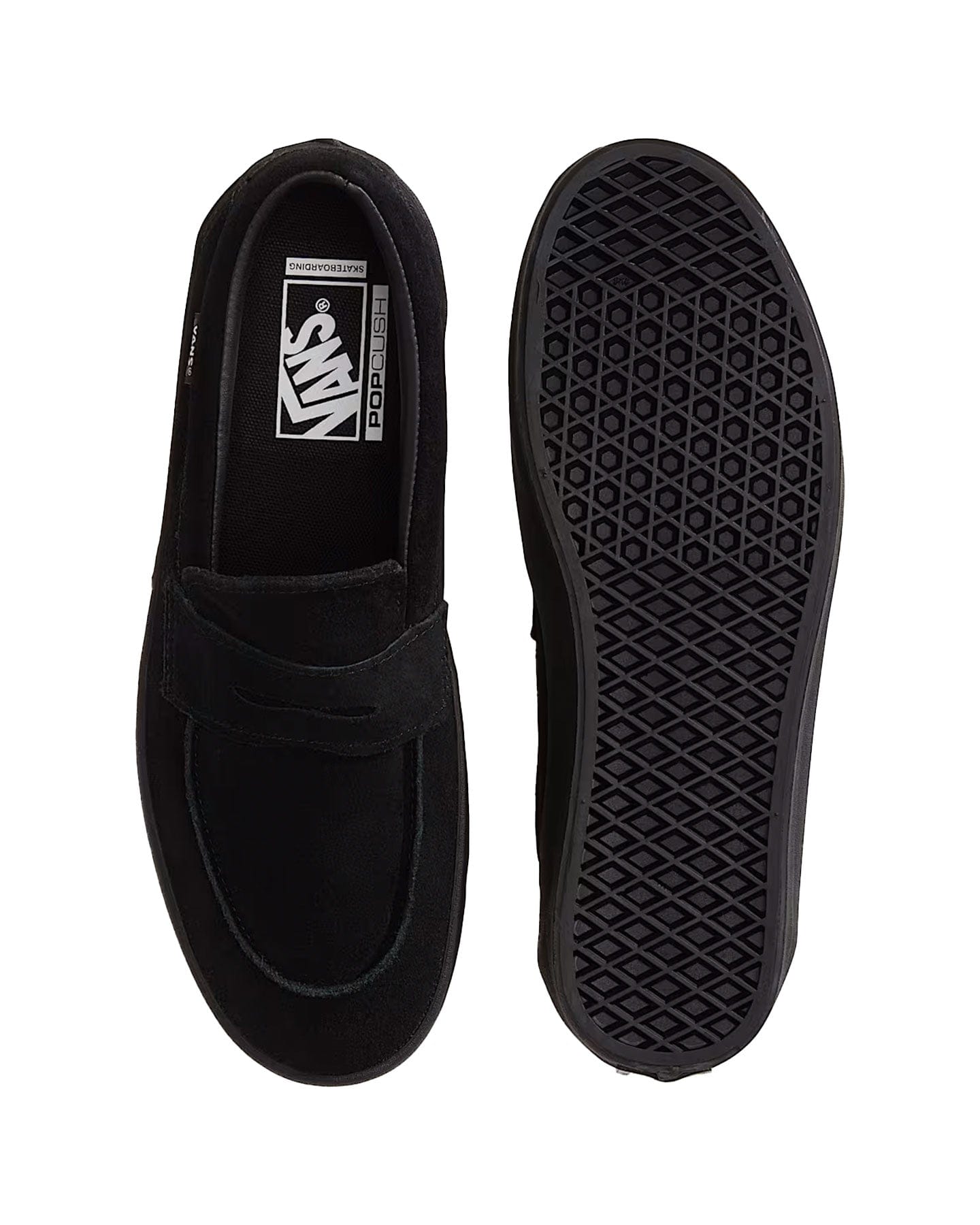 Vans Skate Loafer - Suede Black / Black - -