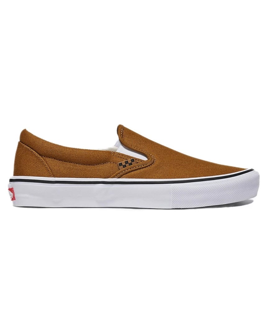 Vans Skate Slip On - Duck Canvas Golden Brown / Black - VN0A2Z311M7 - 197065764685