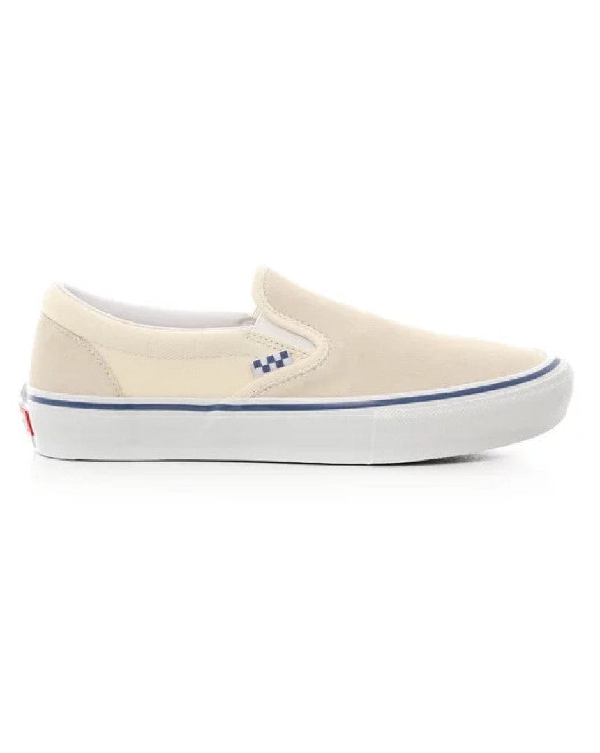 Vans Skate Slip On - (Raw Canvas) Classic White - VN0A5FCAACV - 196012206452