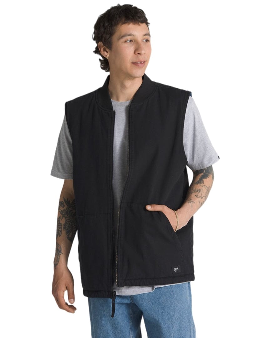 Vans Talbot Reversible Vest - Black / True Blue - -