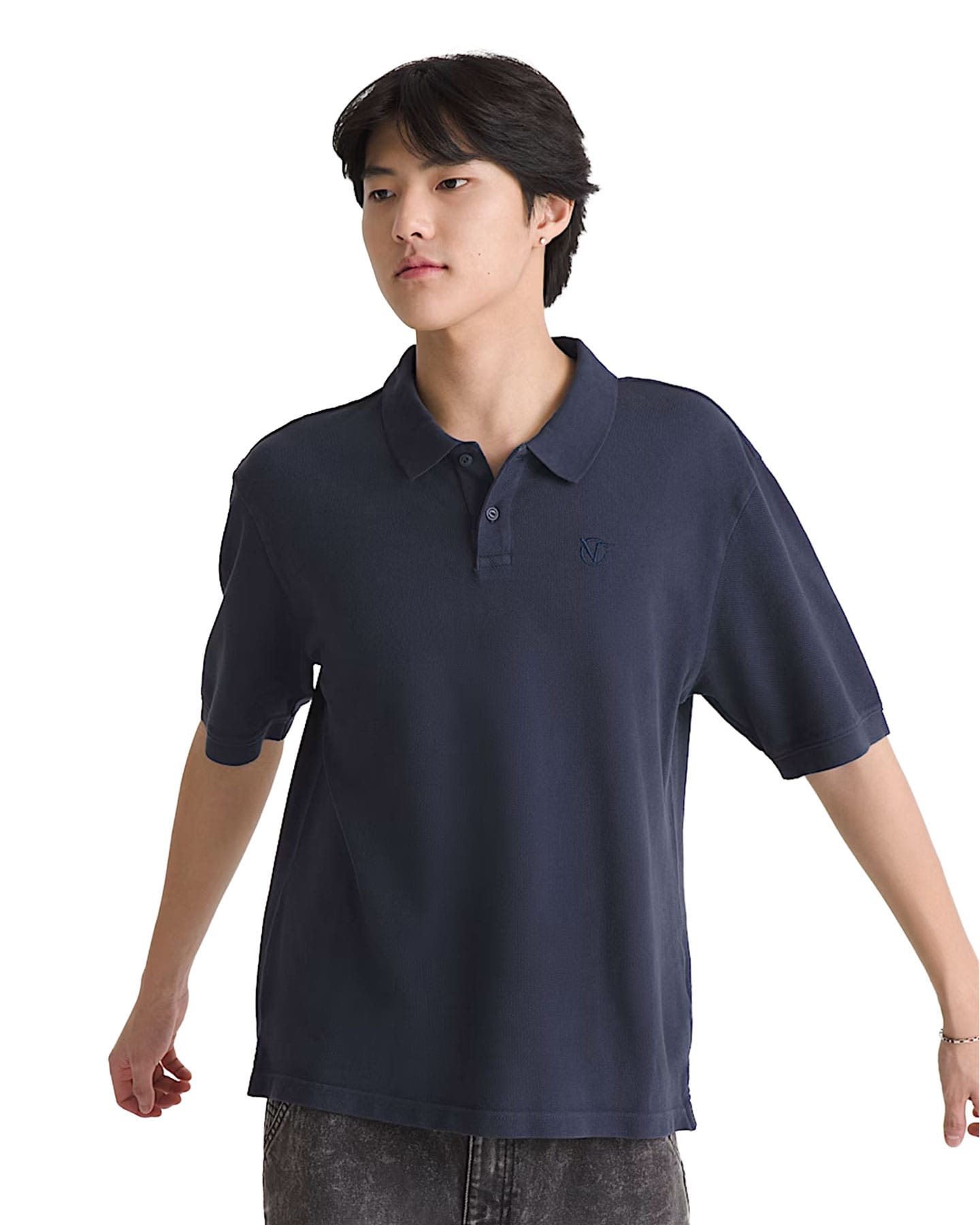 Vans x Rowan Z Washed Polo - Parisian Night Blue - -