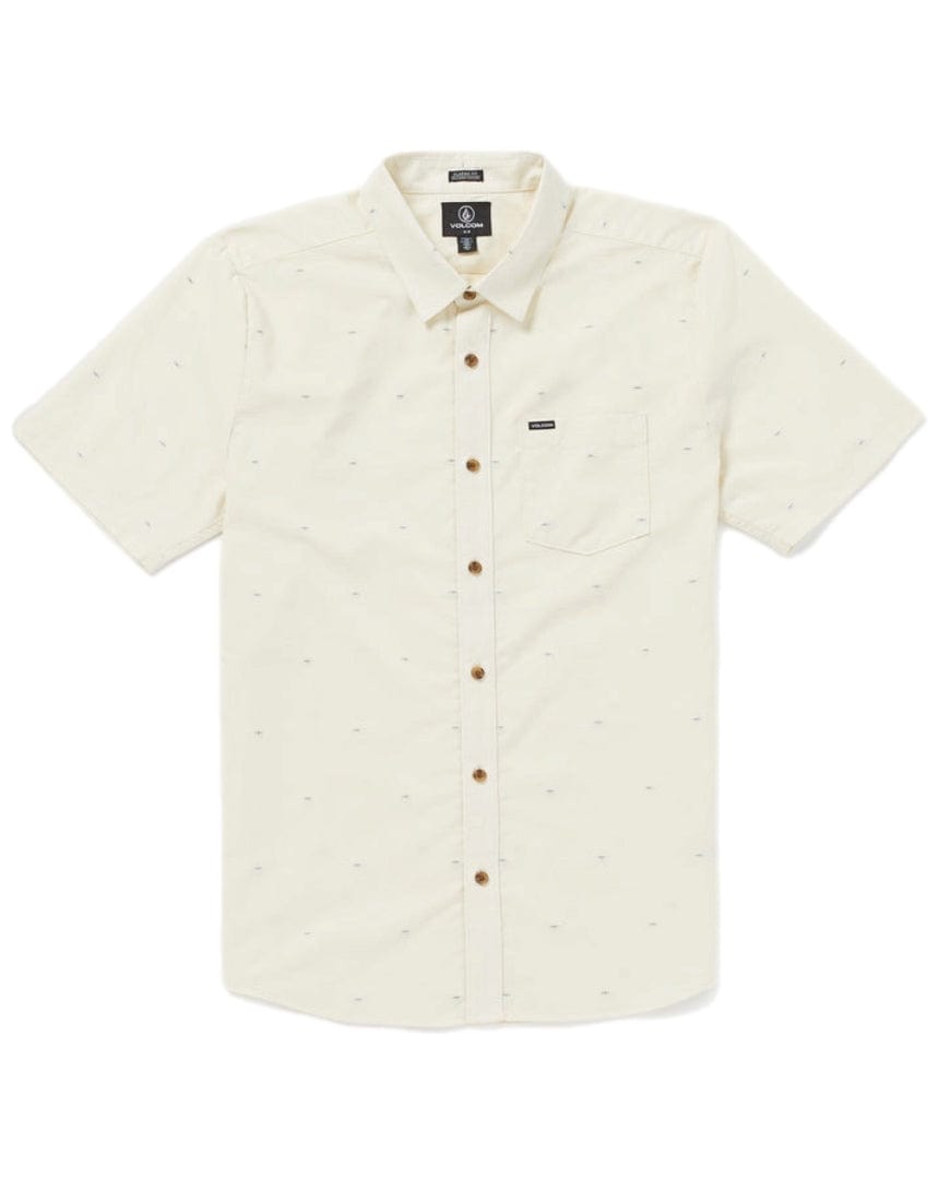 Volcom Bankstone Button Up - Off White - A0432404 - 196134850762