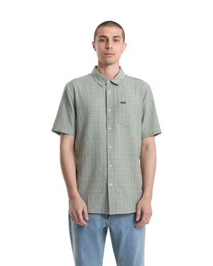 Volcom Bankstone II Shirt - Brown Olive - -