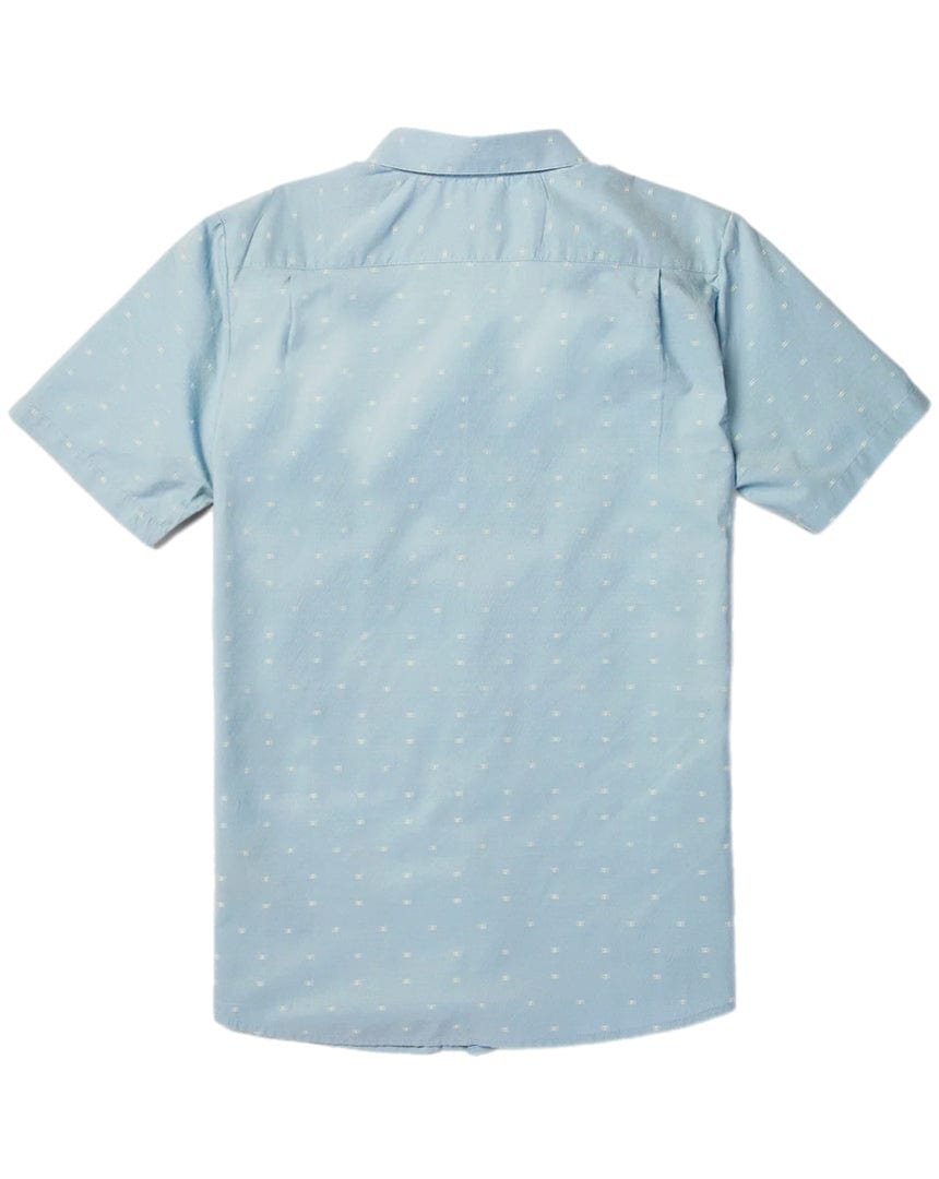 Volcom Crownstone Short Sleeve Button Up - Celestial Blue - -