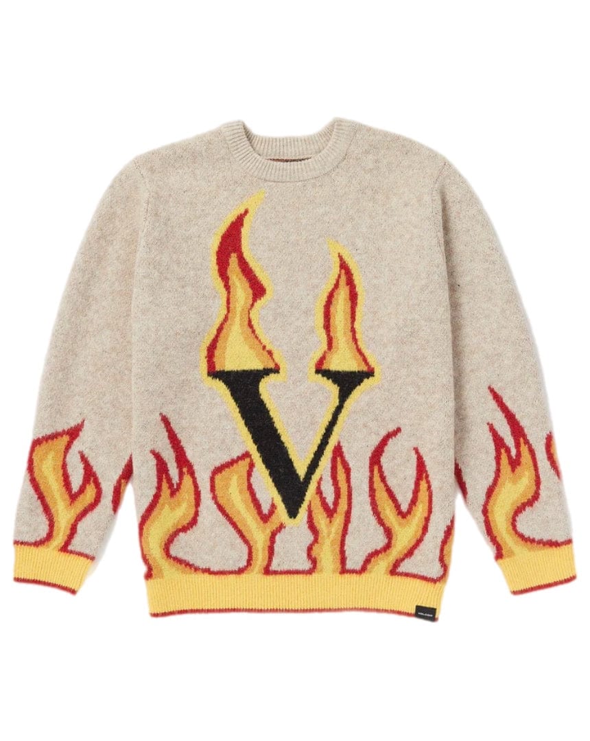 Volcom Fergadelic Sweater - Dirty White - A0732400 - 196134834236