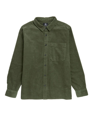 Volcom Fostered Shirt - Dark Olive - -