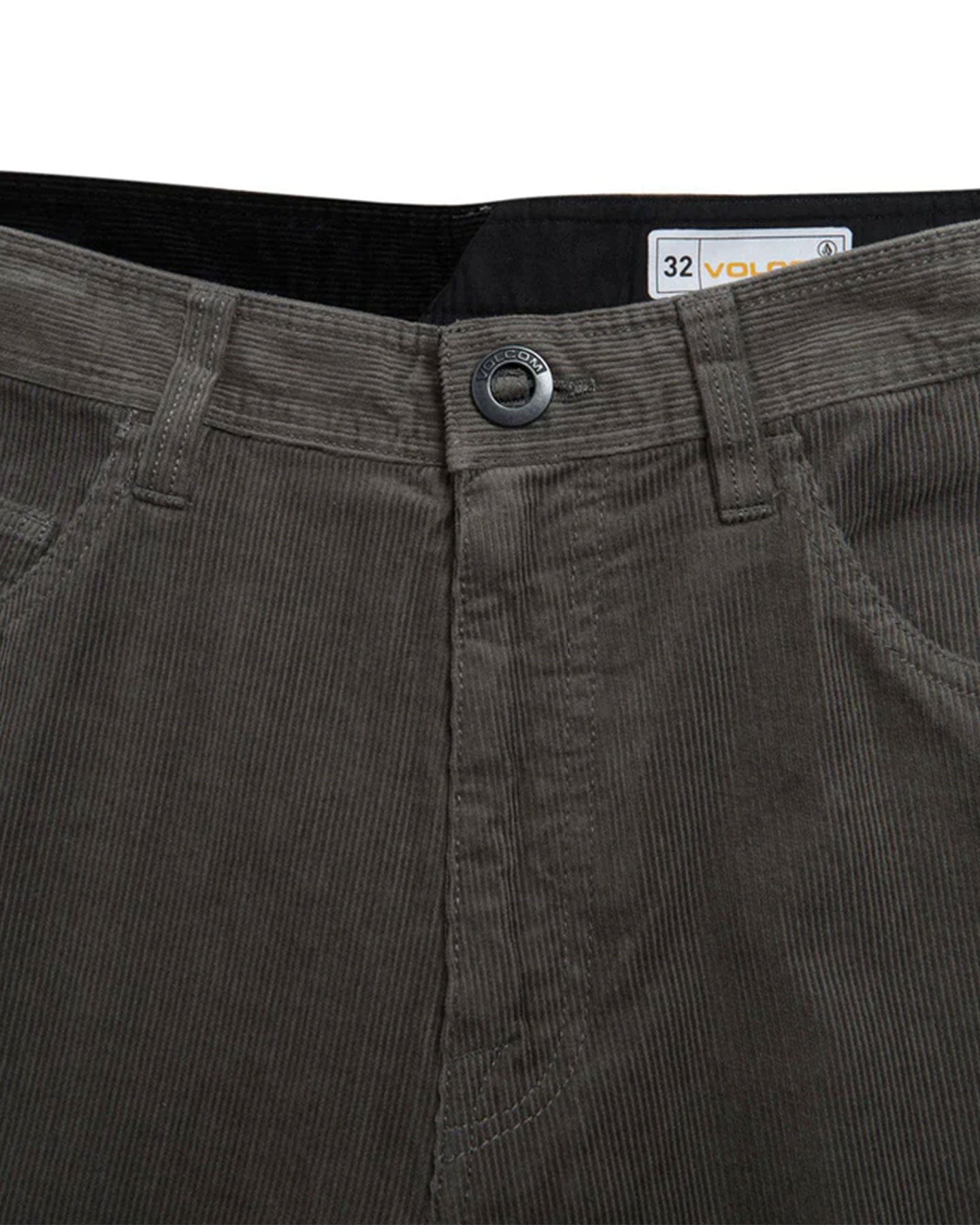 Volcom Frickin Loose Tapered Corduroy Pants - Pewter - -