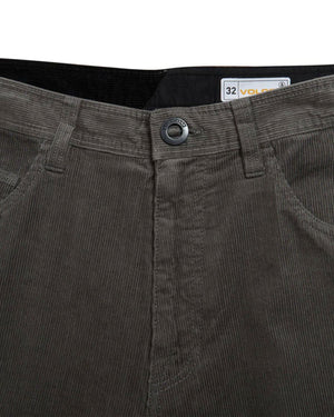 Volcom Frickin Loose Tapered Corduroy Pants - Pewter - -