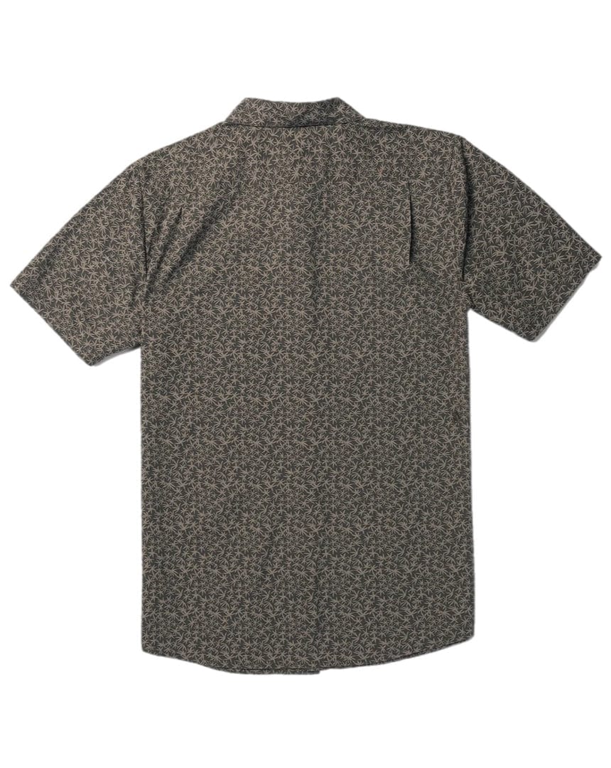 Volcom Stone Mash Short Sleeve Button Up - Stealth - -