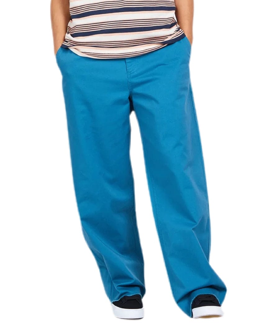 Volcom Women's Pants 25 Women’s Volcom This That Them Skate Chino Pant - Harbor Blue