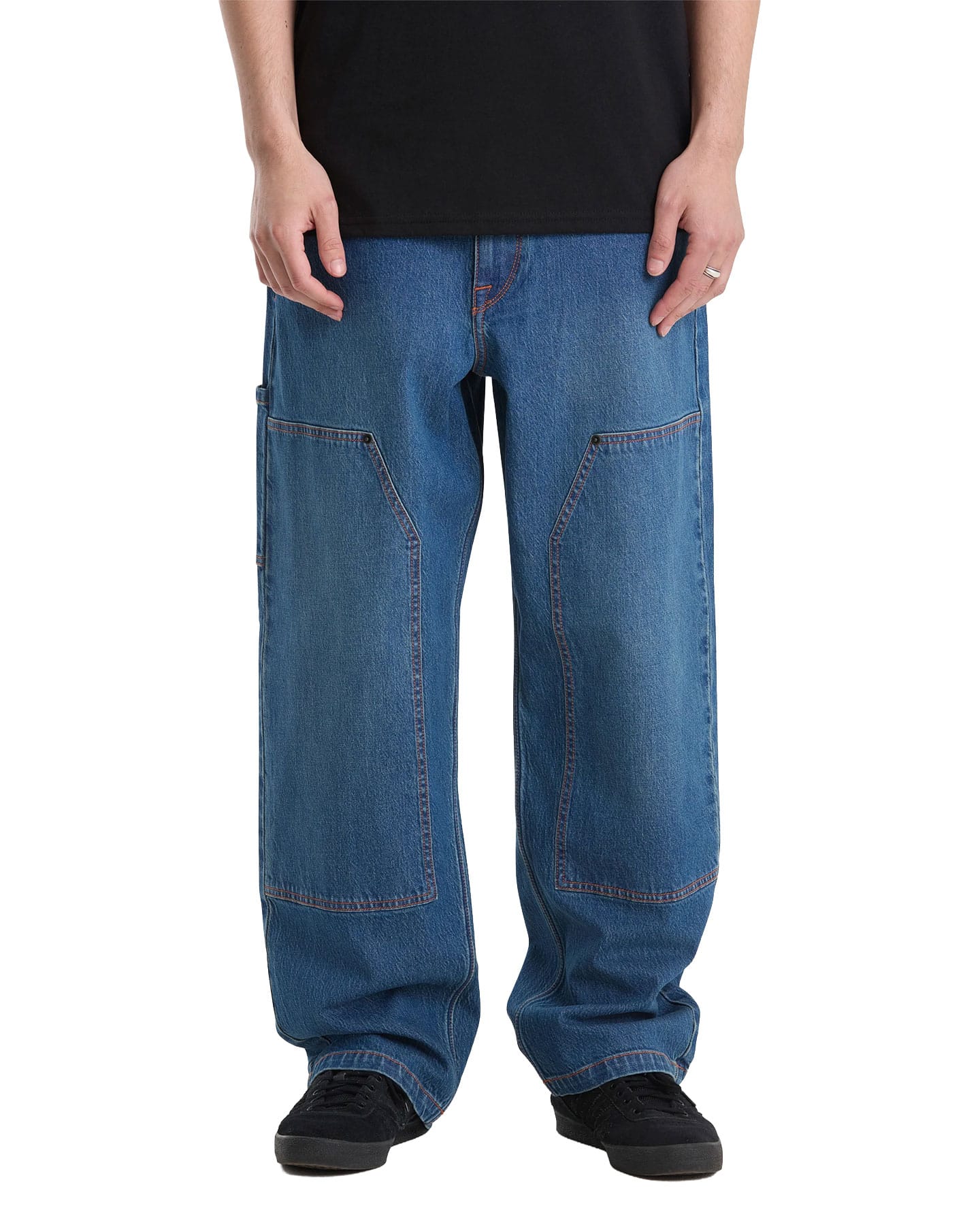 Volcom Work Carpenter Pants - Park Blue - -