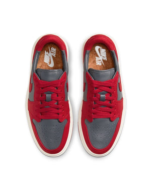 Women's Jordan 1 Elevate Low - Dark Grey / Varsity Red - -