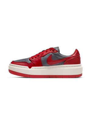 Women's Jordan 1 Elevate Low - Dark Grey / Varsity Red - -