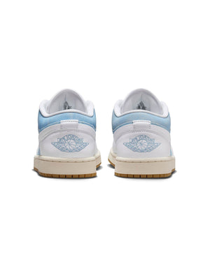 Women's Jordan 1 Low SE - White / Worn Blue - Sail - -