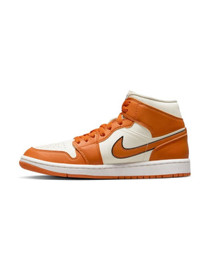 Women's Jordan 1 Mid SE - Coconut Milk / Sport Spice - Black - Sail - -