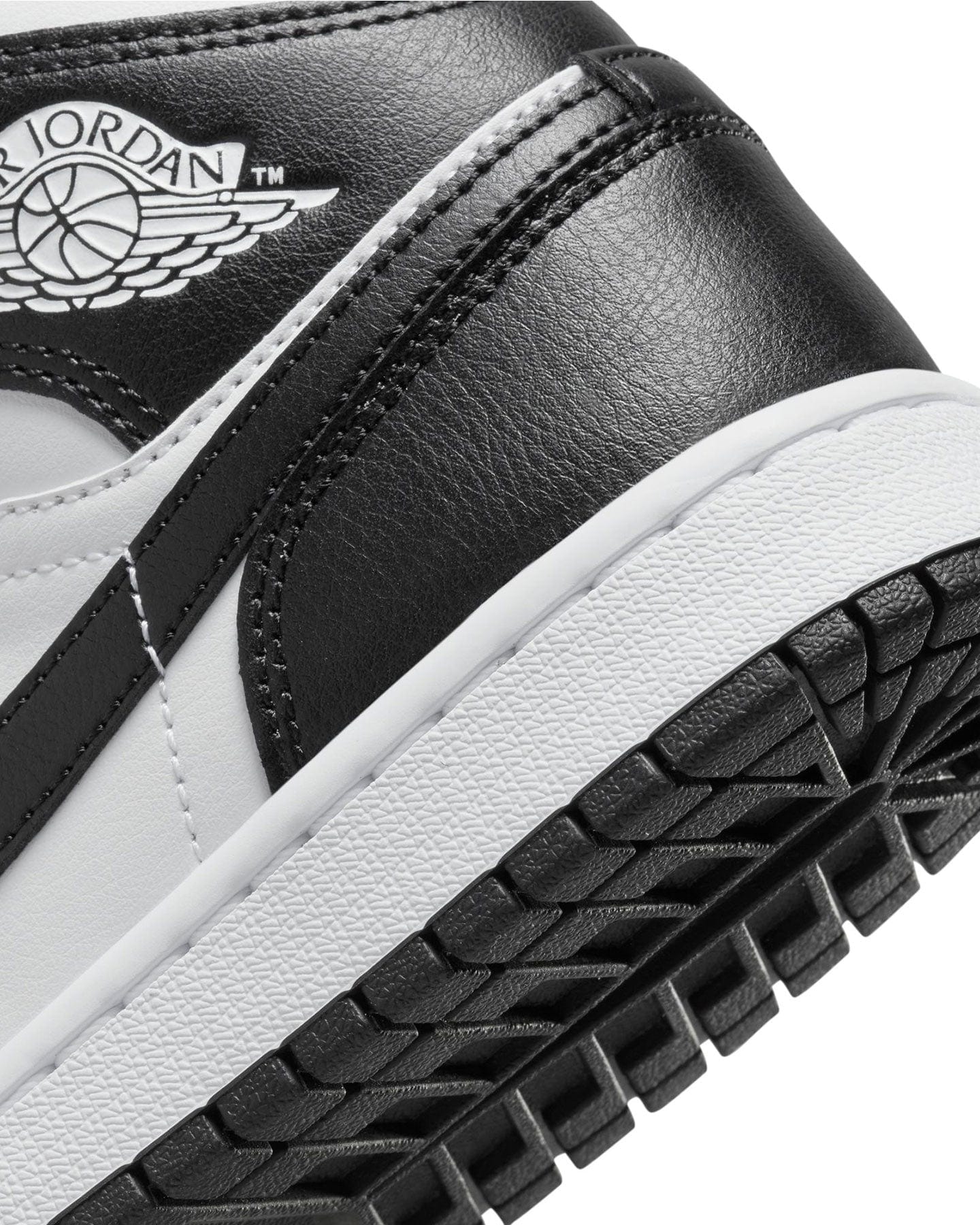 Women's Jordan 1 Mid - White / Black - White - -