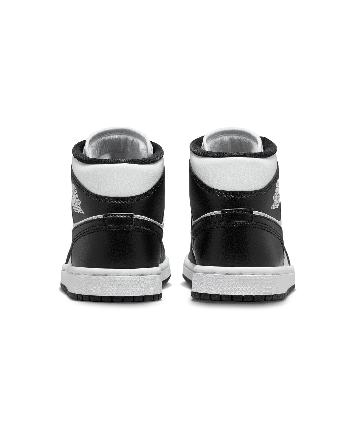 Women's Jordan 1 Mid - White / Black - White - -