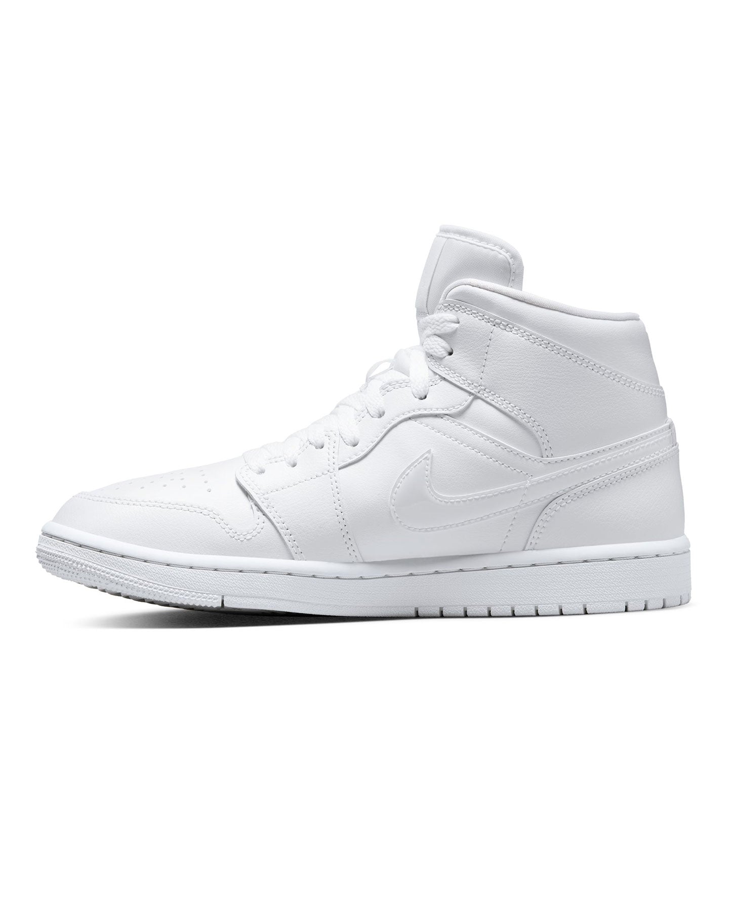 Women's Jordan 1 Mid - White / White - -