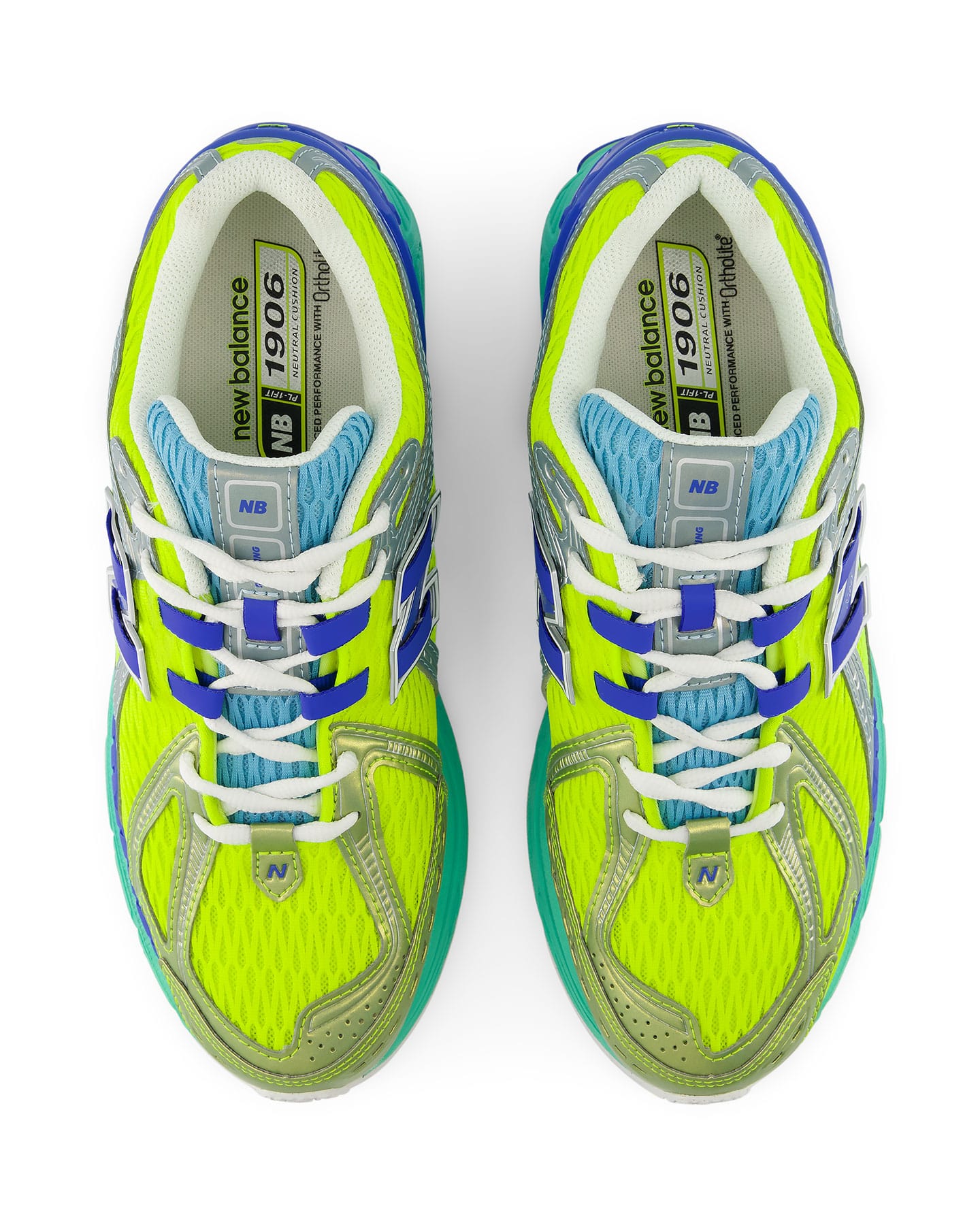 Women's New Balance 1906R - Alkaline Green / Blue Bird - -