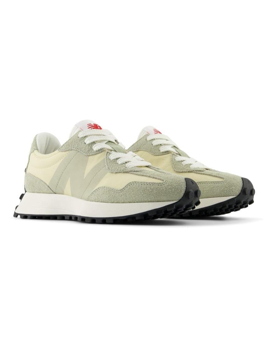 Women's New Balance 327 - Green / Beige - -