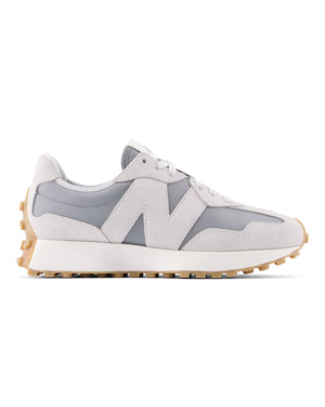 Women's New Balance 327 - Grey / Grey - WS327KAY - 198686802411
