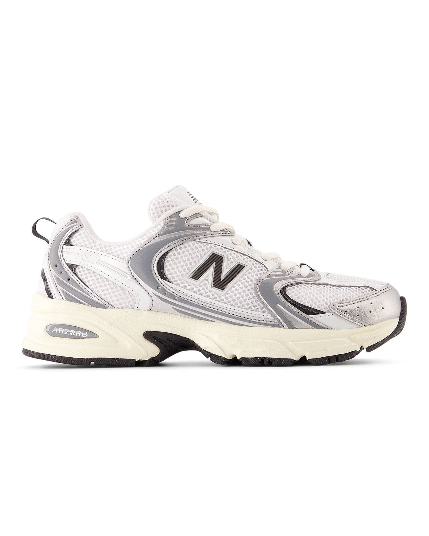 Women's New Balance 530 - Silver Mettalic / Black Cement - -