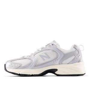 Women's New Balance 530 - Silver Mettalic / Black Cement - U530ESA - 198686705859