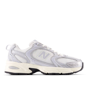 Women's New Balance 530 - Silver Mettalic / Black Cement - U530ESA - 198686705859
